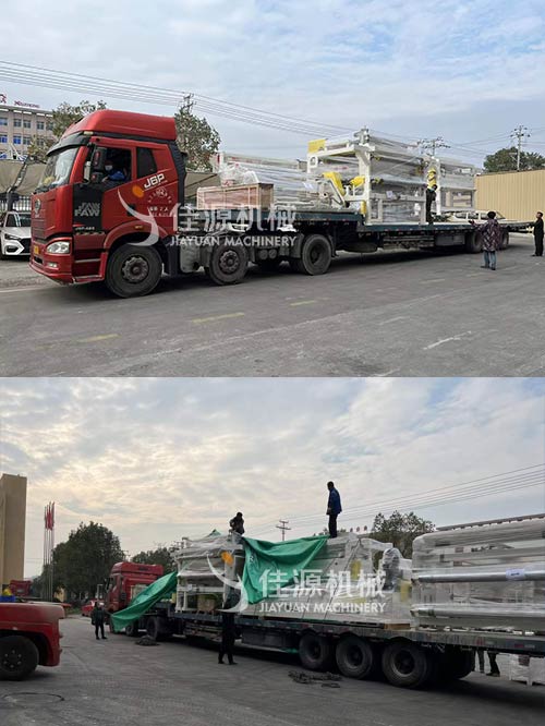 车辆排队发货忙，佳源机械匠心智造，精工品质，值得信赖