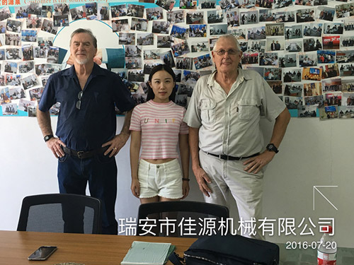 南非客户来访实地参观技术交流